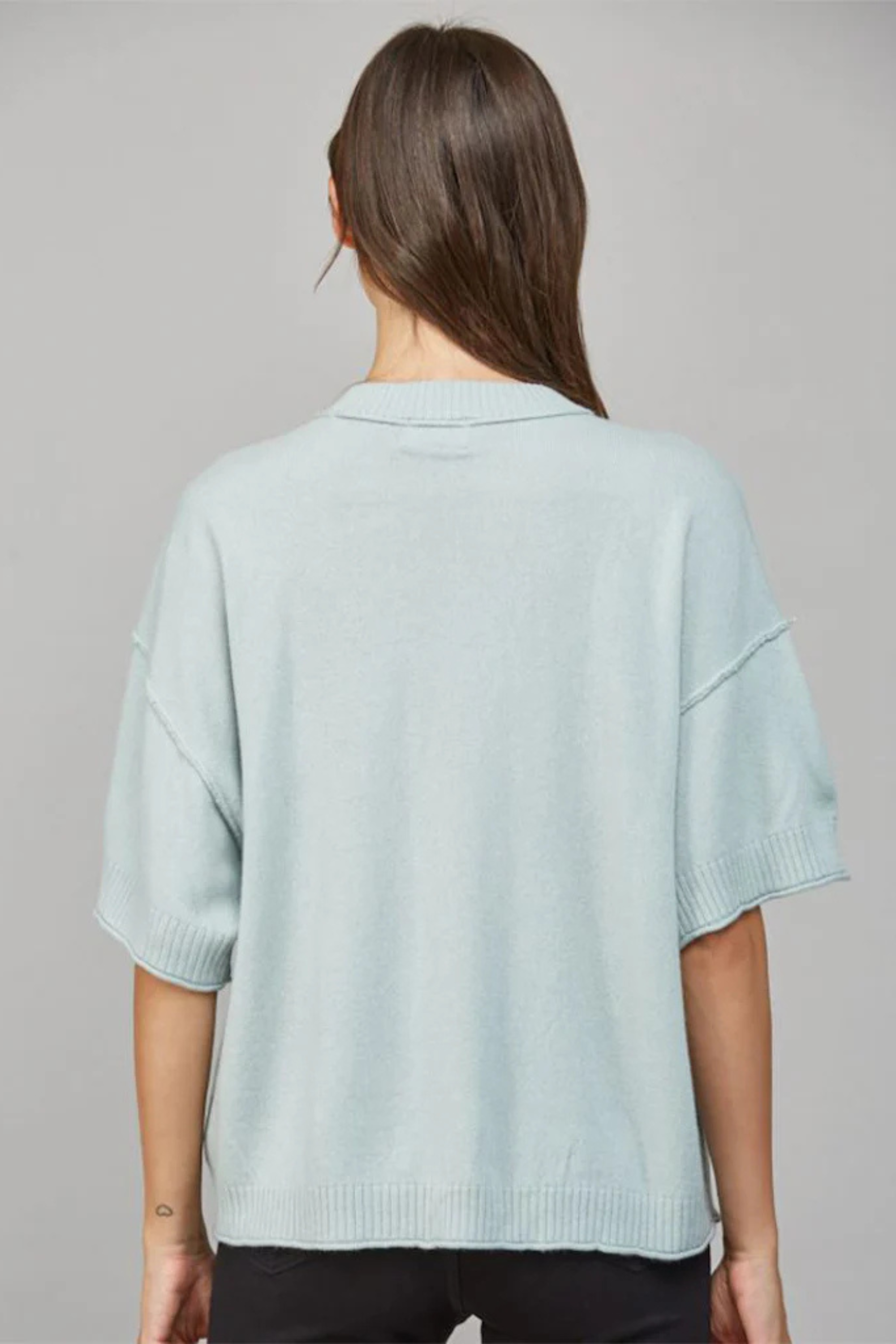 Verona Cashmere Tee-Short Sleeves-Vixen Collection, Day Spa and Women's Boutique Located in Seattle, Washington