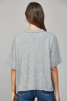 Verona Cashmere Tee-Short Sleeves-Vixen Collection, Day Spa and Women's Boutique Located in Seattle, Washington