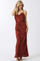 Burnt Rose Maxi Dress-Dresses-Vixen Collection, Day Spa and Women's Boutique Located in Seattle, Washington
