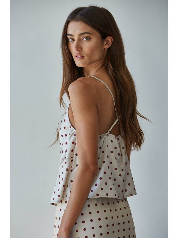 Sugar Dot Tank-Tank Tops-Vixen Collection, Day Spa and Women's Boutique Located in Seattle, Washington