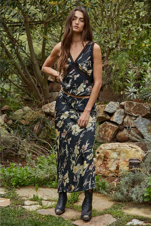 Faded Elegance Skirt-Skirts-Vixen Collection, Day Spa and Women's Boutique Located in Seattle, Washington