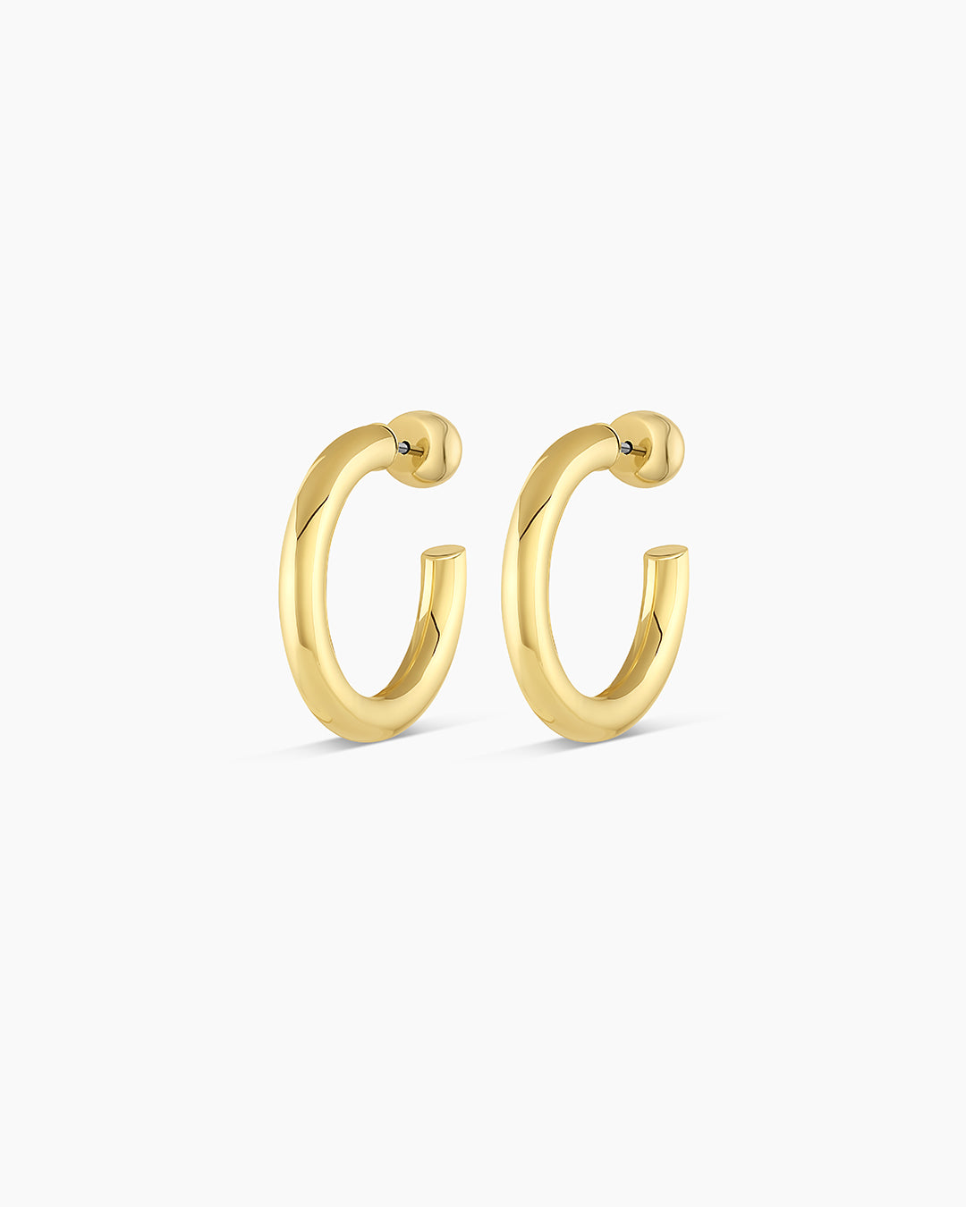 Carter Small Hoops Gold-Earrings-Vixen Collection, Day Spa and Women's Boutique Located in Seattle, Washington