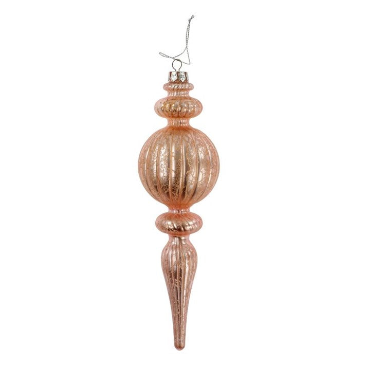 Spindle Glass Ornament-Ornaments-Vixen Collection, Day Spa and Women's Boutique Located in Seattle, Washington