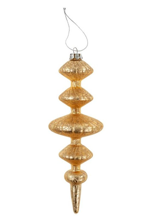 Spindle Glass Ornament-Ornaments-Vixen Collection, Day Spa and Women's Boutique Located in Seattle, Washington