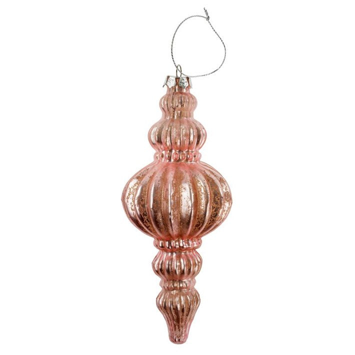Spindle Glass Ornament-Ornaments-Vixen Collection, Day Spa and Women's Boutique Located in Seattle, Washington