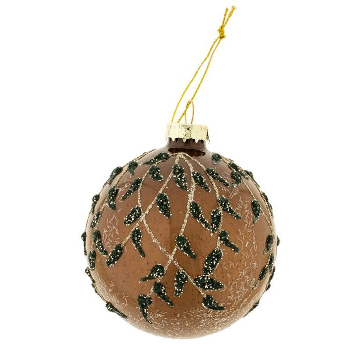 Ivy Glass Ornament-Ornaments-Vixen Collection, Day Spa and Women's Boutique Located in Seattle, Washington