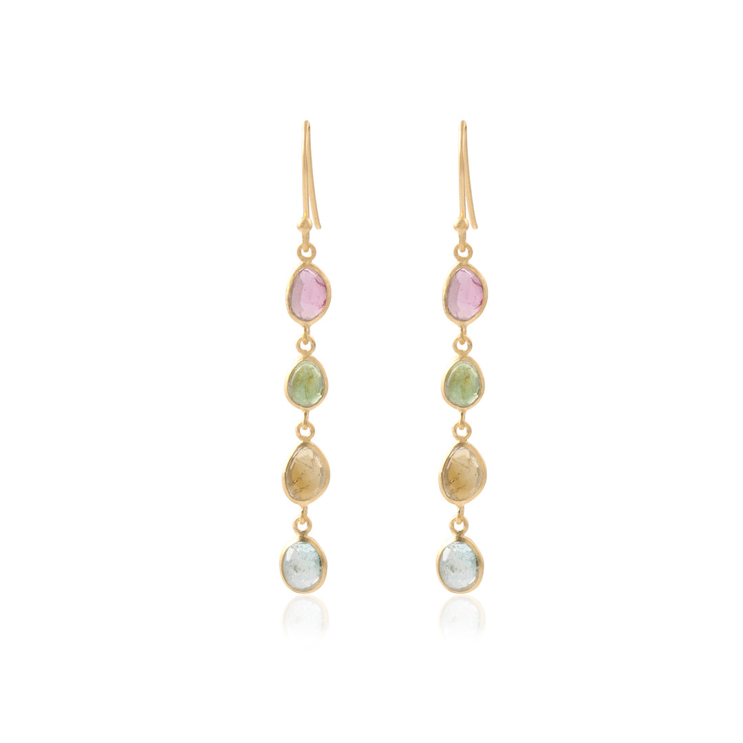Tourmalines with Bezel-Earrings-Vixen Collection, Day Spa and Women's Boutique Located in Seattle, Washington