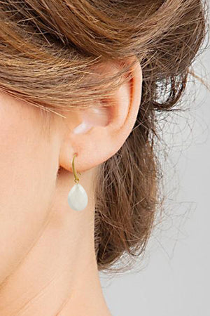 Rainbow Moonstone Earrings-Earrings-Vixen Collection, Day Spa and Women's Boutique Located in Seattle, Washington