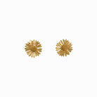 Gold Flower Post Earrings-Earrings-Vixen Collection, Day Spa and Women's Boutique Located in Seattle, Washington