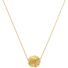 Gold Flower Necklace-Necklaces-Vixen Collection, Day Spa and Women's Boutique Located in Seattle, Washington