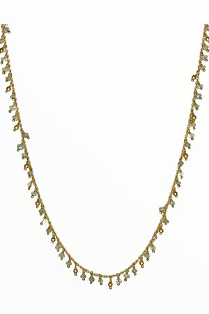 Aquamarine Bead Necklace-Necklaces-Vixen Collection, Day Spa and Women's Boutique Located in Seattle, Washington