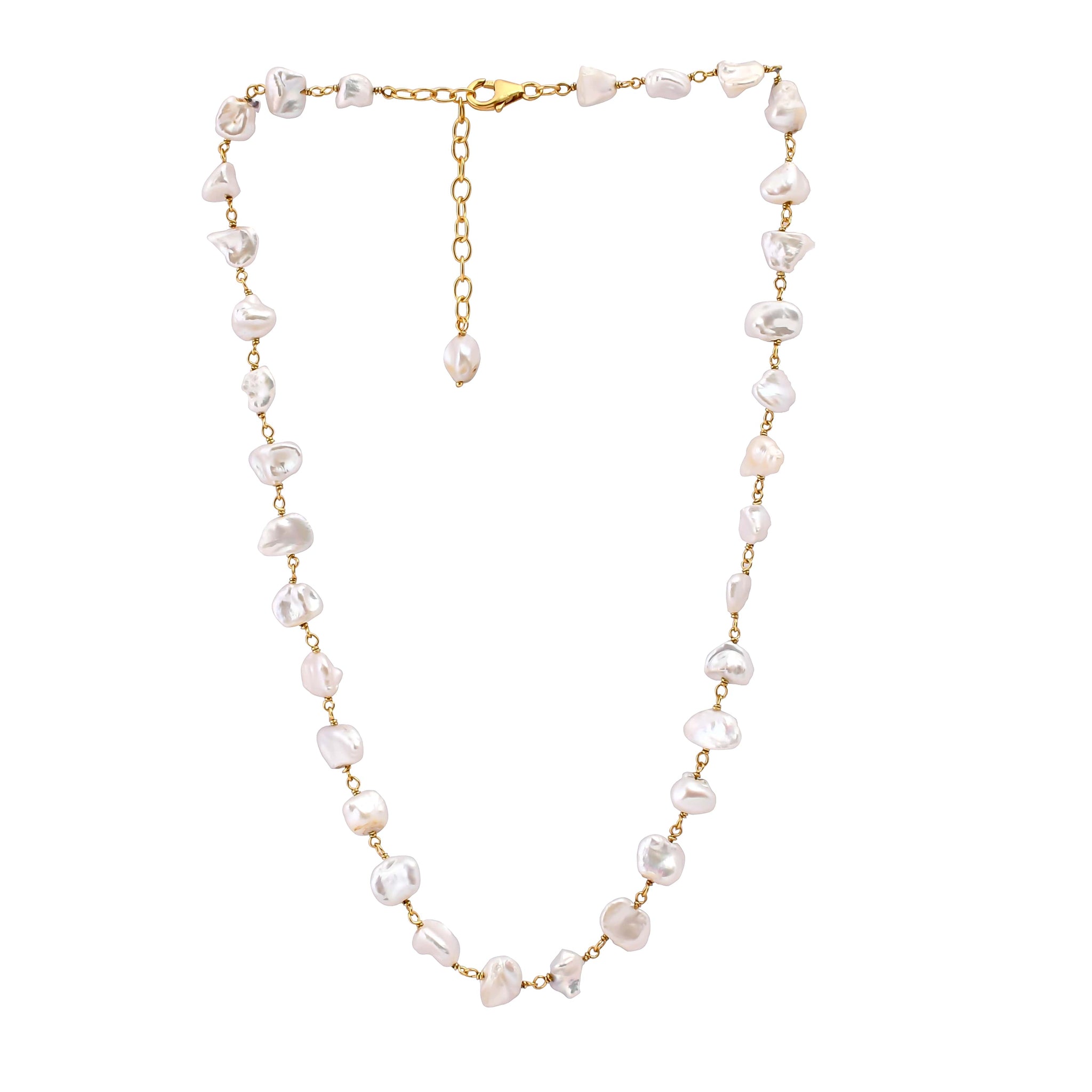 Keshi Pearl Necklace-Necklaces-Vixen Collection, Day Spa and Women's Boutique Located in Seattle, Washington