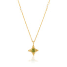 Peridot Flower Pendant-Necklaces-Vixen Collection, Day Spa and Women's Boutique Located in Seattle, Washington