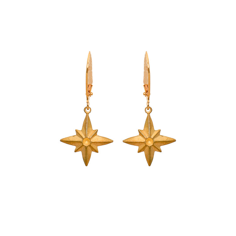 Compass Rose-Earrings-Vixen Collection, Day Spa and Women's Boutique Located in Seattle, Washington