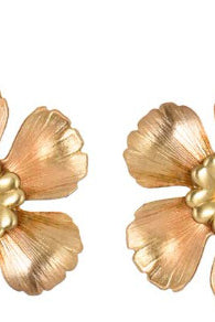 Hibiscus Stud-Earrings-Vixen Collection, Day Spa and Women's Boutique Located in Seattle, Washington