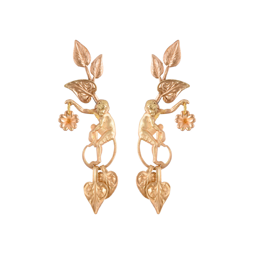 We Dream In Colour Capuchin Earrings-Earrings-Vixen Collection, Day Spa and Women's Boutique Located in Seattle, Washington