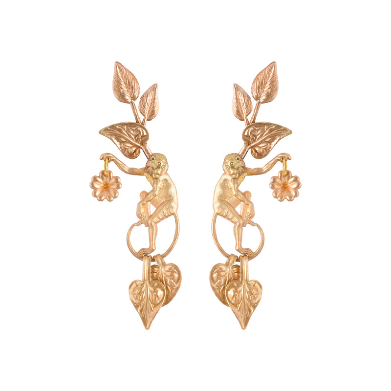 We Dream In Colour Capuchin Earrings-Earrings-Vixen Collection, Day Spa and Women's Boutique Located in Seattle, Washington