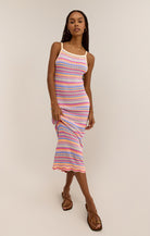 Z Supply Santa Cruz Stripe Midi Dress-Dresses-Vixen Collection, Day Spa and Women's Boutique Located in Seattle, Washington