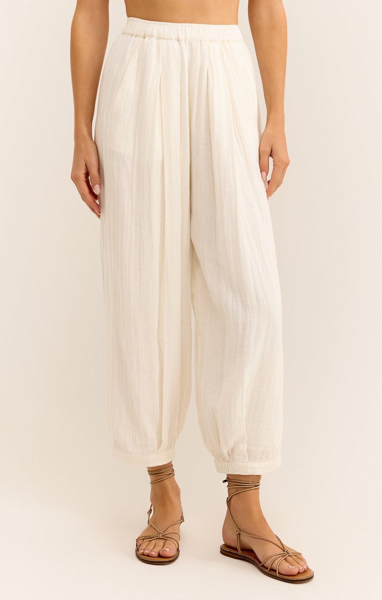 Z Supply Step Out Gauze Pant-Pants-Vixen Collection, Day Spa and Women's Boutique Located in Seattle, Washington