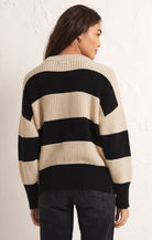 Fresca Stripe Sweater-Sweaters-Vixen Collection, Day Spa and Women's Boutique Located in Seattle, Washington