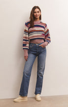 Asheville Stripe Sweater-Sweaters-Vixen Collection, Day Spa and Women's Boutique Located in Seattle, Washington