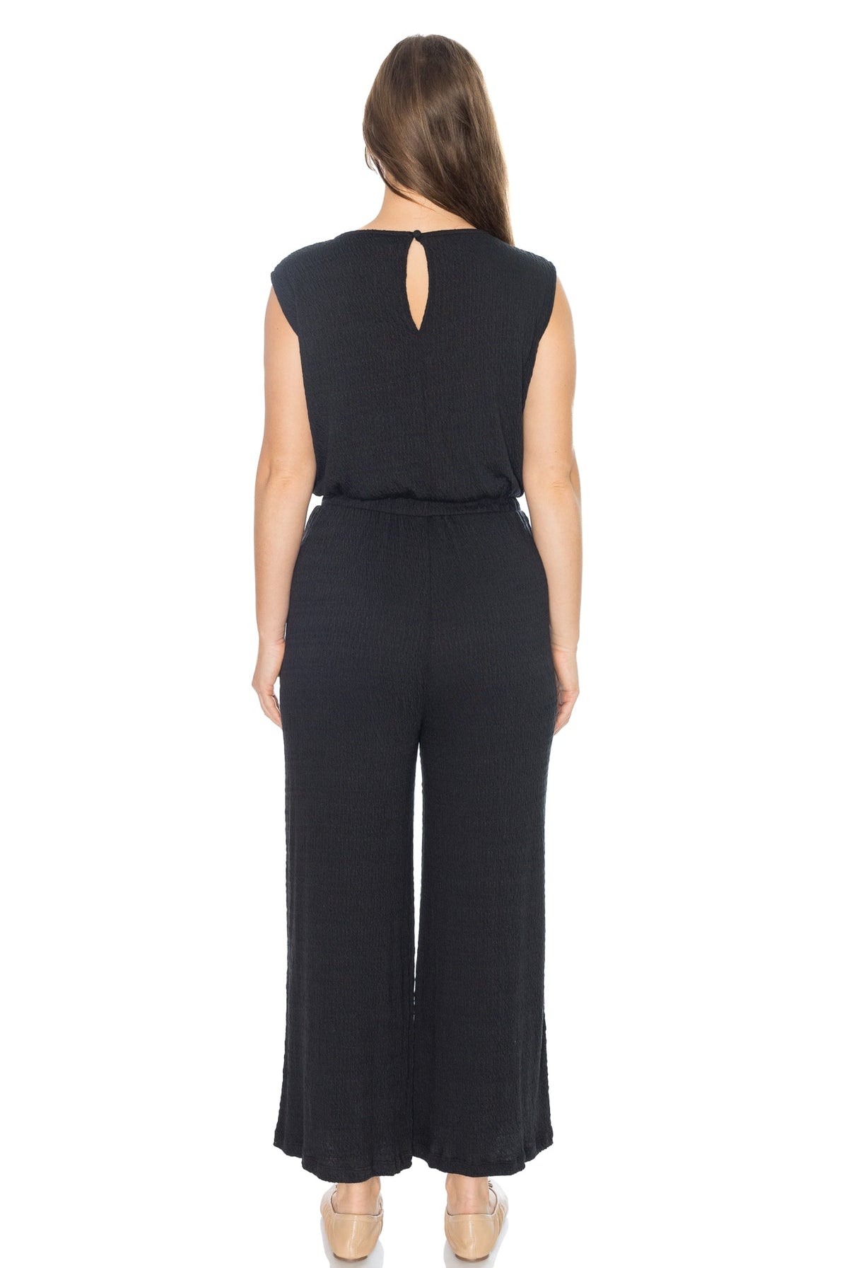 Lunch Date Pucker Jumpsuit-Jumpsuits-Vixen Collection, Day Spa and Women's Boutique Located in Seattle, Washington
