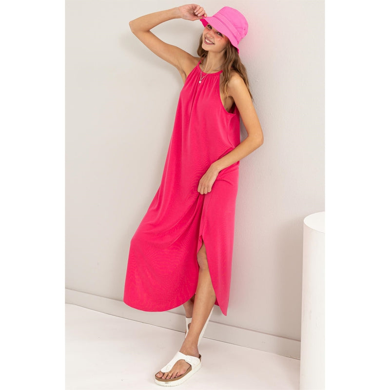 Swing with Me Halter Dress-Dresses-Vixen Collection, Day Spa and Women's Boutique Located in Seattle, Washington