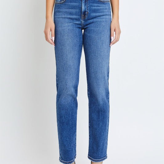 Tracey Straight Leg Jeans-Denim-Vixen Collection, Day Spa and Women's Boutique Located in Seattle, Washington