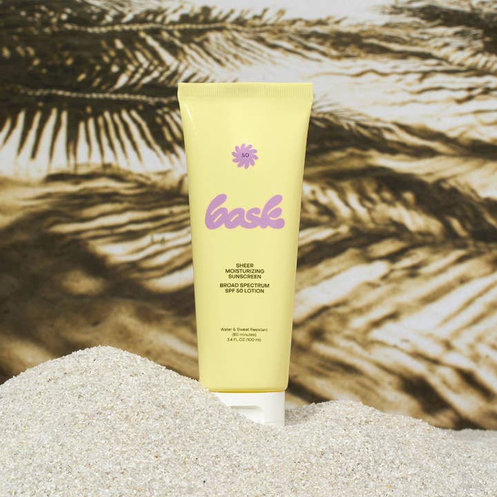 Bask Lotion Sunscreen SPF 50 Travel Size-Skin Care-Vixen Collection, Day Spa and Women's Boutique Located in Seattle, Washington