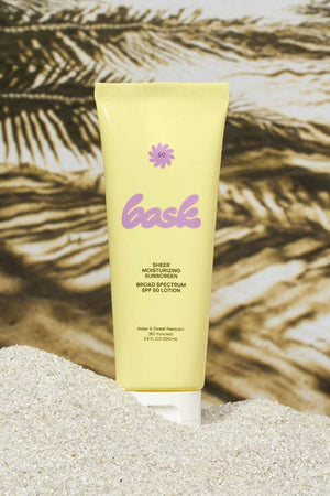 Bask Lotion Sunscreen SPF 50 Travel Size-Skin Care-Vixen Collection, Day Spa and Women's Boutique Located in Seattle, Washington