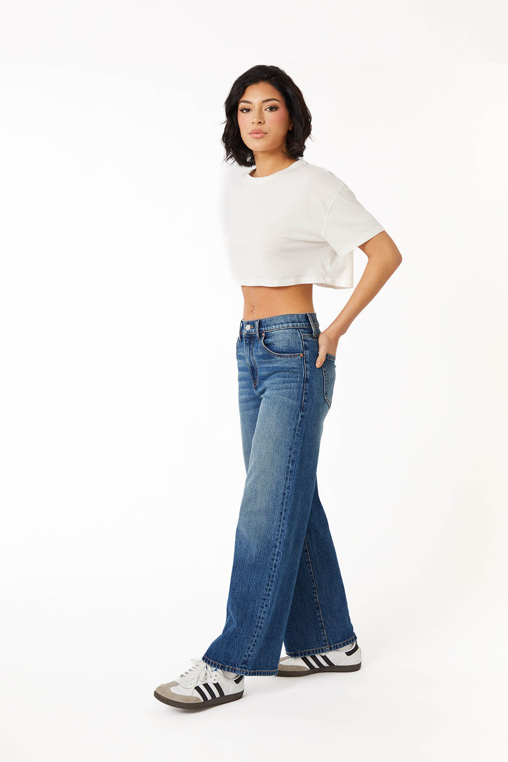 SoHo Fitted Wide Leg-Denim-Vixen Collection, Day Spa and Women's Boutique Located in Seattle, Washington