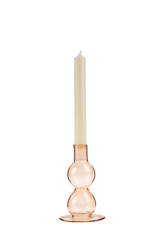 Glass Candle Stick-Home Decor-Vixen Collection, Day Spa and Women's Boutique Located in Seattle, Washington