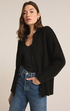 Lennie Button Up Sweater-Sweaters-Vixen Collection, Day Spa and Women's Boutique Located in Seattle, Washington