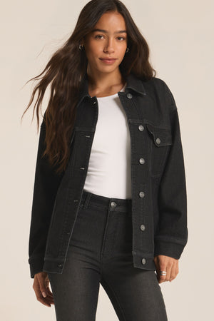 Miles Denim Jacket-Jackets-Vixen Collection, Day Spa and Women's Boutique Located in Seattle, Washington