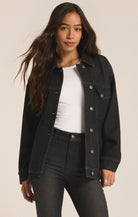 Miles Denim Jacket-Jackets-Vixen Collection, Day Spa and Women's Boutique Located in Seattle, Washington