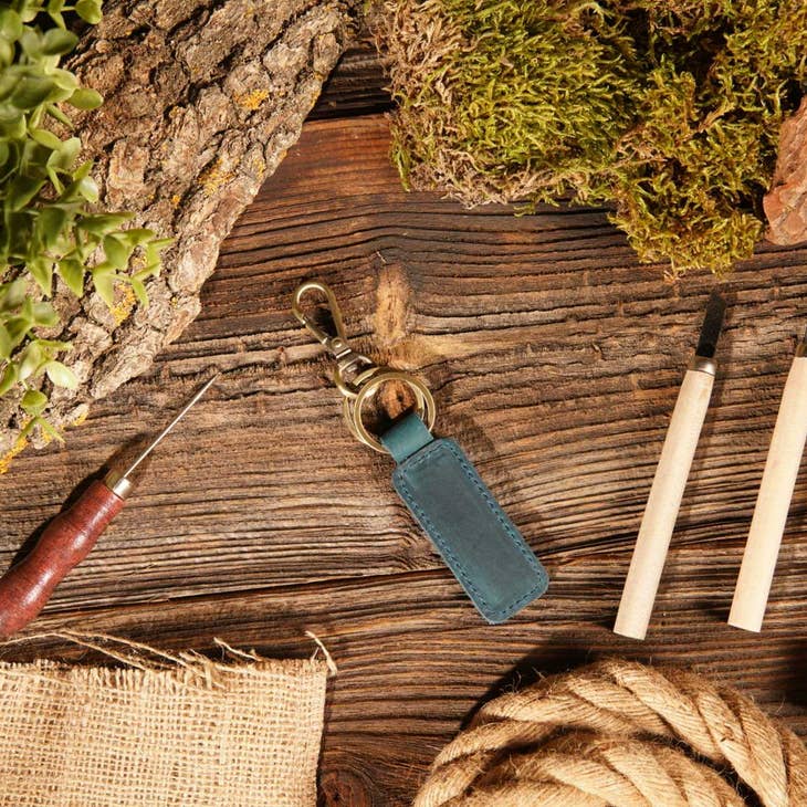 Geniune Leather Keychain-Accessories-Vixen Collection, Day Spa and Women's Boutique Located in Seattle, Washington