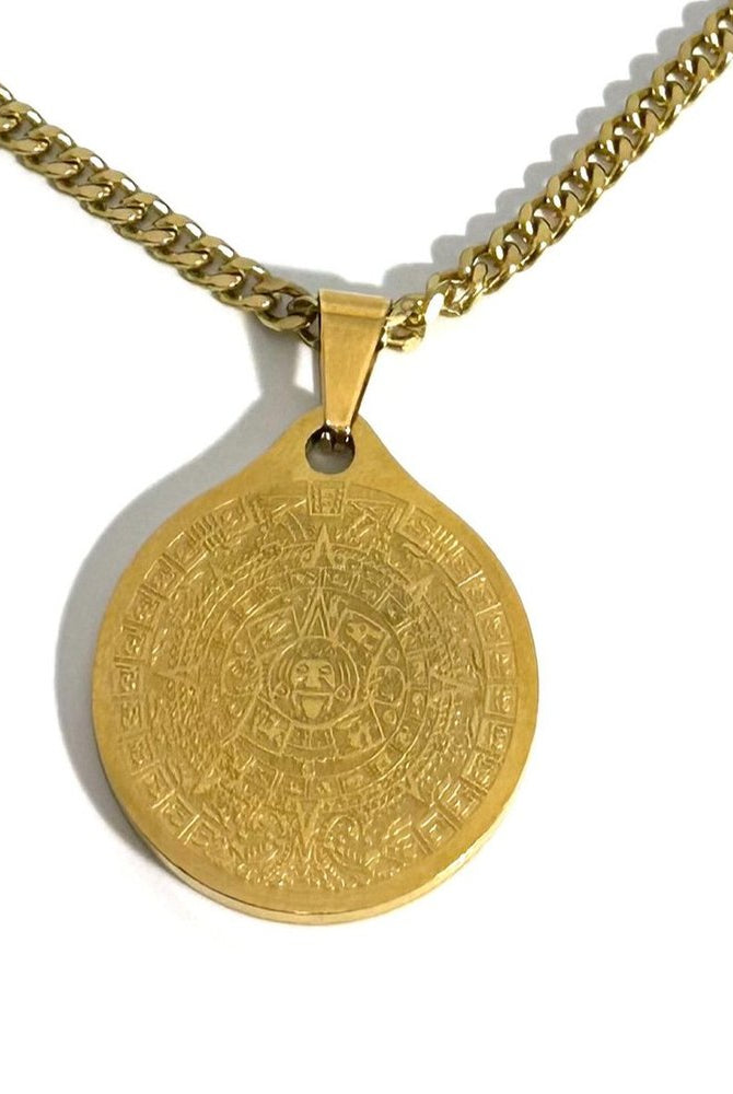 Mayan Calendar Necklace-Necklace-Vixen Collection, Day Spa and Women's Boutique Located in Seattle, Washington