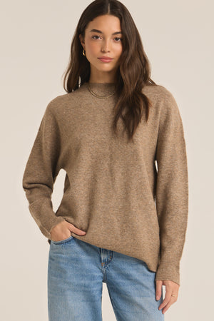 Gia Crew Neck Sweater-Sweaters-Vixen Collection, Day Spa and Women's Boutique Located in Seattle, Washington
