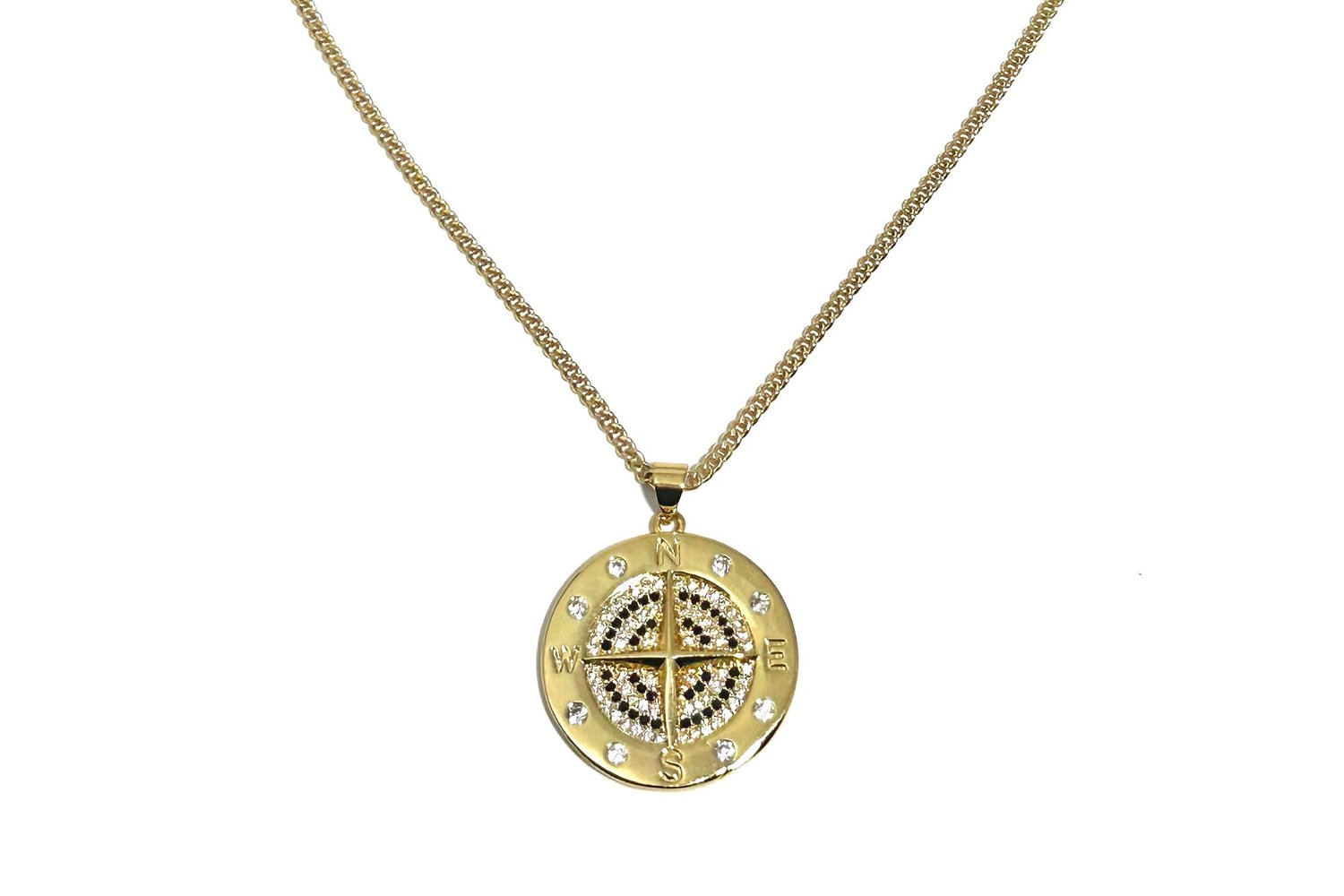 Compass Necklace-Necklaces-Vixen Collection, Day Spa and Women's Boutique Located in Seattle, Washington