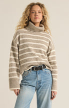 Josephine Stripe Sweater-Sweaters-Vixen Collection, Day Spa and Women's Boutique Located in Seattle, Washington