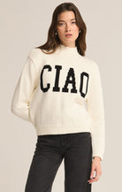 Ciao Intarsia Sweater-Sweaters-Vixen Collection, Day Spa and Women's Boutique Located in Seattle, Washington