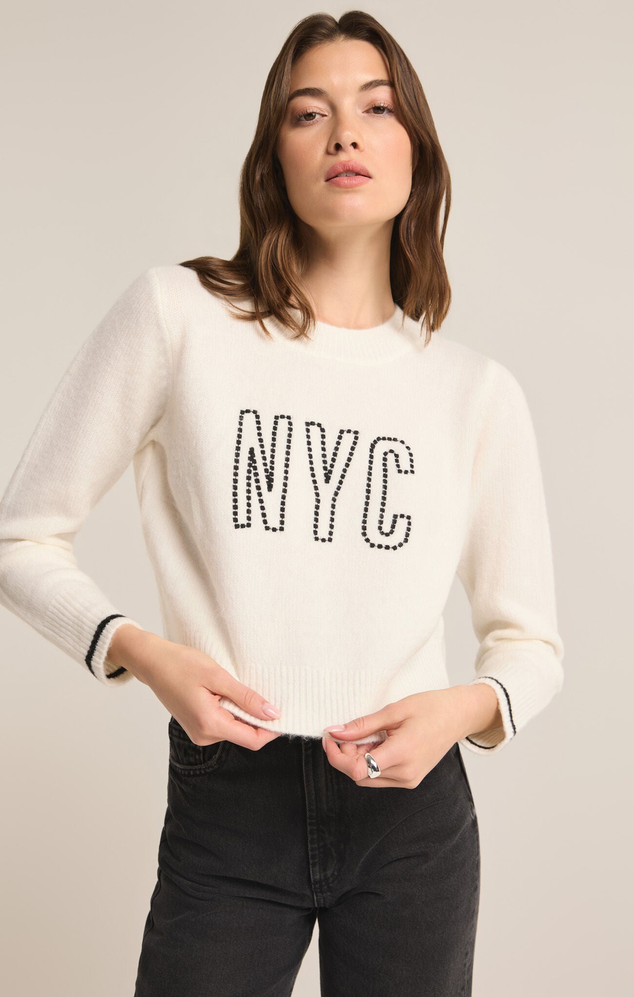 NYC Milan Sweater-Sweaters-Vixen Collection, Day Spa and Women's Boutique Located in Seattle, Washington