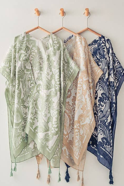 Floral Dreams Kimono Cover Up-Kimonos-Vixen Collection, Day Spa and Women's Boutique Located in Seattle, Washington