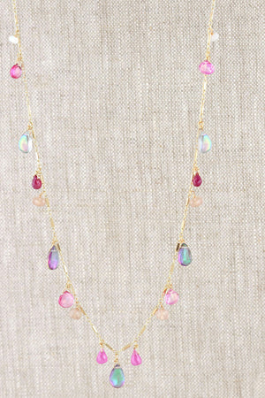 Mystic Topaz Necklace-Necklaces-Vixen Collection, Day Spa and Women's Boutique Located in Seattle, Washington