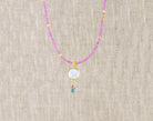 Moonstone Gold Bezel Necklace-Necklaces-Vixen Collection, Day Spa and Women's Boutique Located in Seattle, Washington