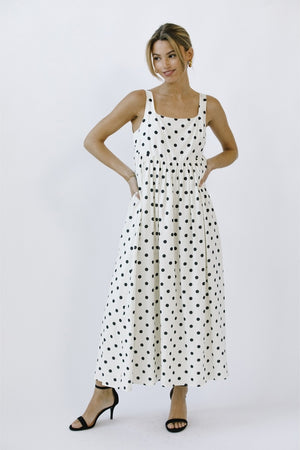 Moxie Polka Dot Dress-Dresses-Vixen Collection, Day Spa and Women's Boutique Located in Seattle, Washington
