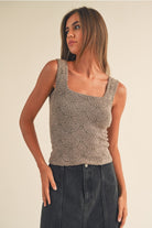Bia Knit Tank-Tank Tops-Vixen Collection, Day Spa and Women's Boutique Located in Seattle, Washington