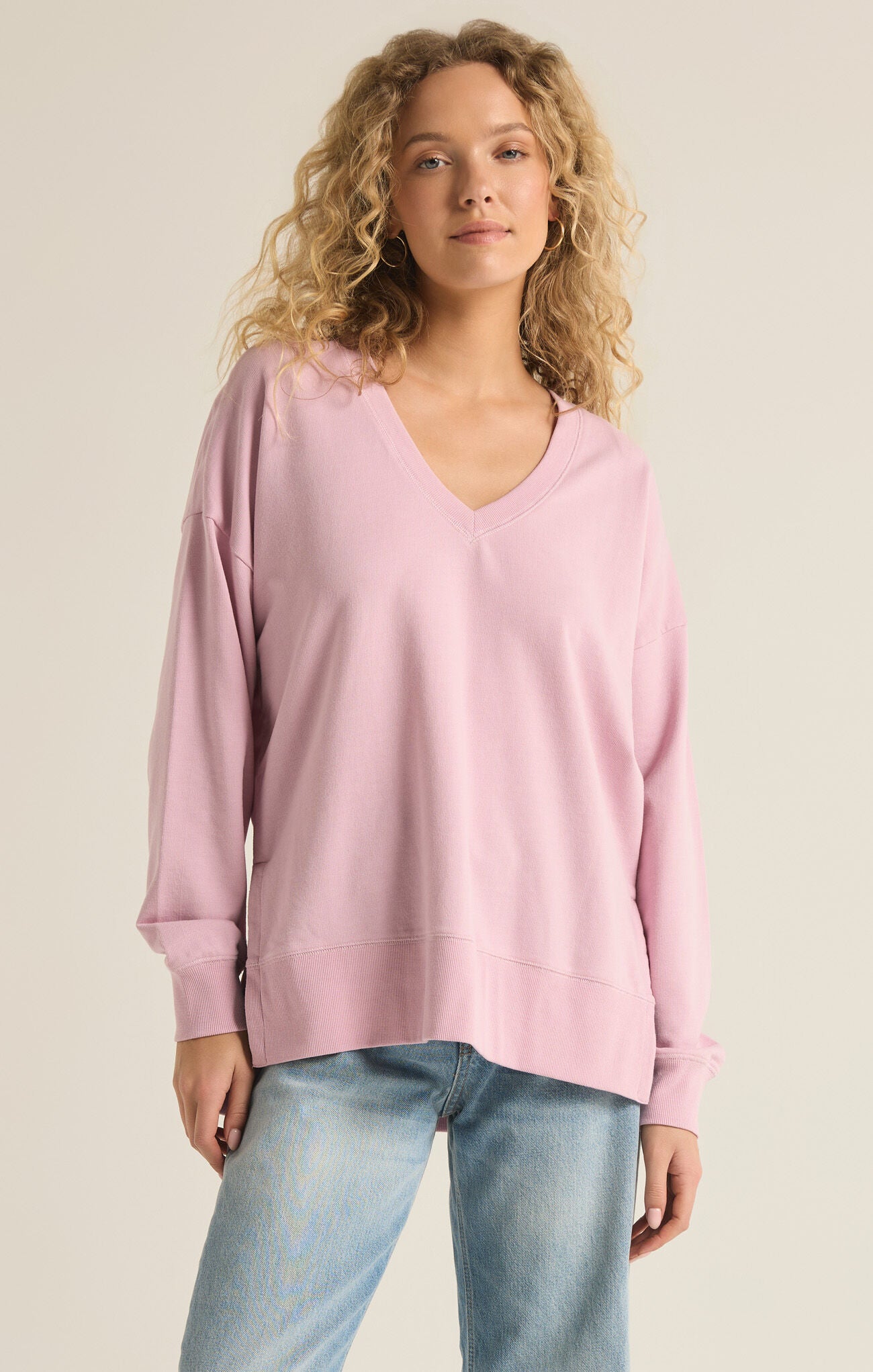 Modern V-Neck Weekender-Long Sleeves-Vixen Collection, Day Spa and Women's Boutique Located in Seattle, Washington