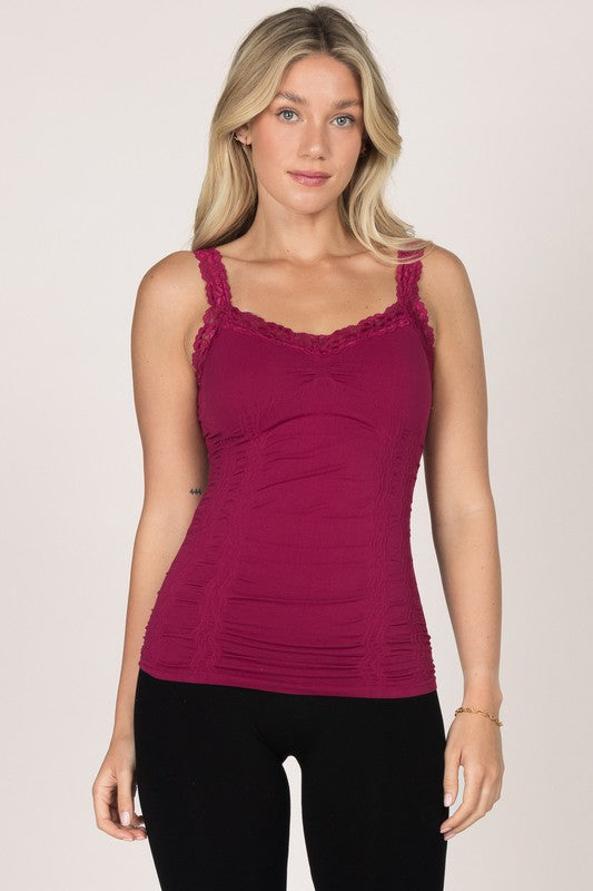 Corset Camisole-Tank Tops-Vixen Collection, Day Spa and Women's Boutique Located in Seattle, Washington