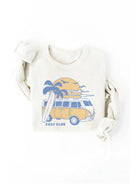Surf Club Graphic Sweatshirt-Sweaters-Vixen Collection, Day Spa and Women's Boutique Located in Seattle, Washington